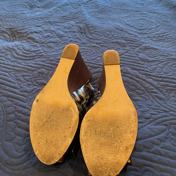 Ladies joyfolie tortoise wedge heel - Picture 6 of 8